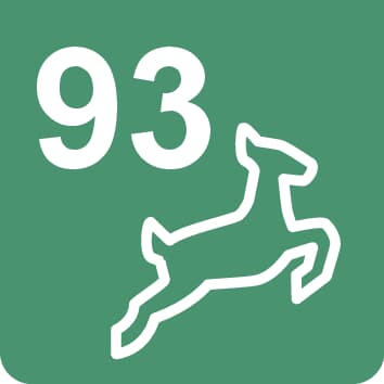 Nr. 93 Wanderweg, Nordic Walking - 6,1 km Nr. 93 Wanderweg, Nordic Walking - 6,1 km