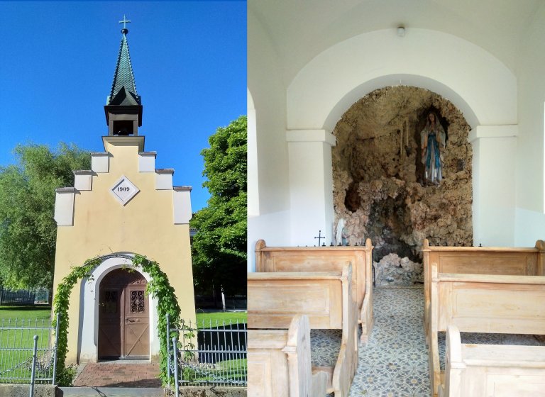 Grossansicht in neuem Fenster: Hüll:  Kapelle der Gesellschaft für Hopfenforschung Grossansicht in neuem Fenster: Hüll:  Kapelle der Gesellschaft für Hopfenforschung