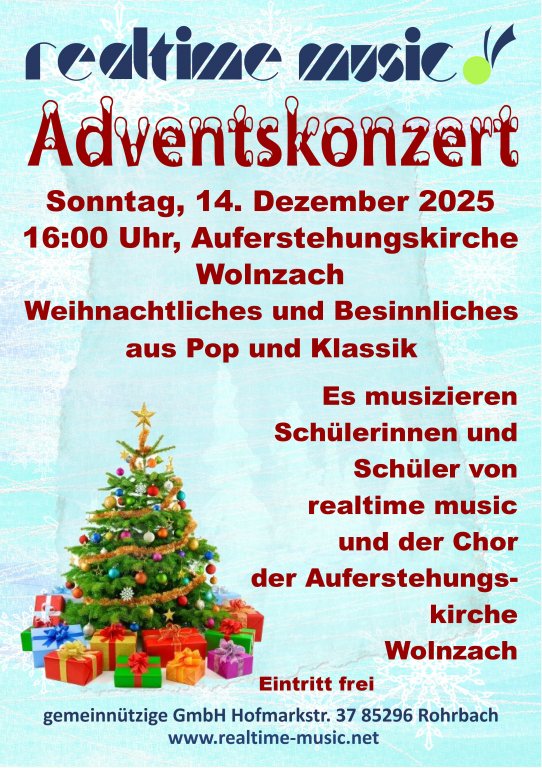 Grossansicht in neuem Fenster: Adventskonzert realtime music