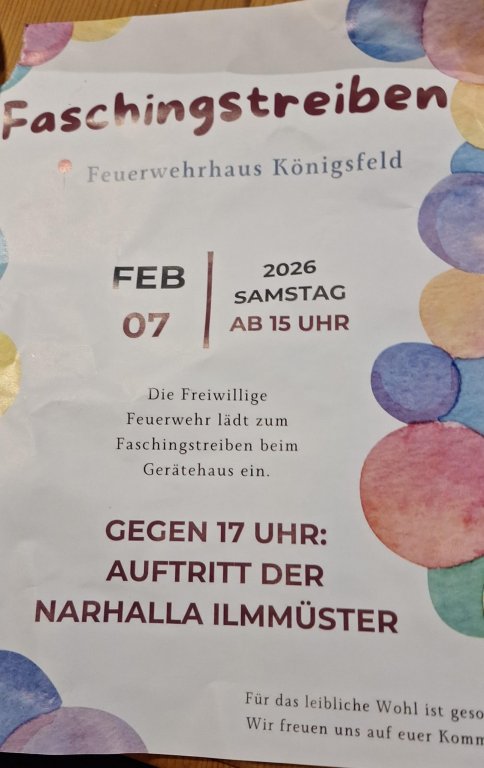 Grossansicht in neuem Fenster: FFW Königsfeld Fasching
